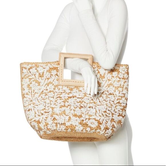 Antik Kraft Printed Straw Tote Bag! - Picture 2 of 8